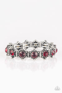 Paparazzi Accessories- Strut Your Stuff - Red Bracelet - jewelrybybretta
