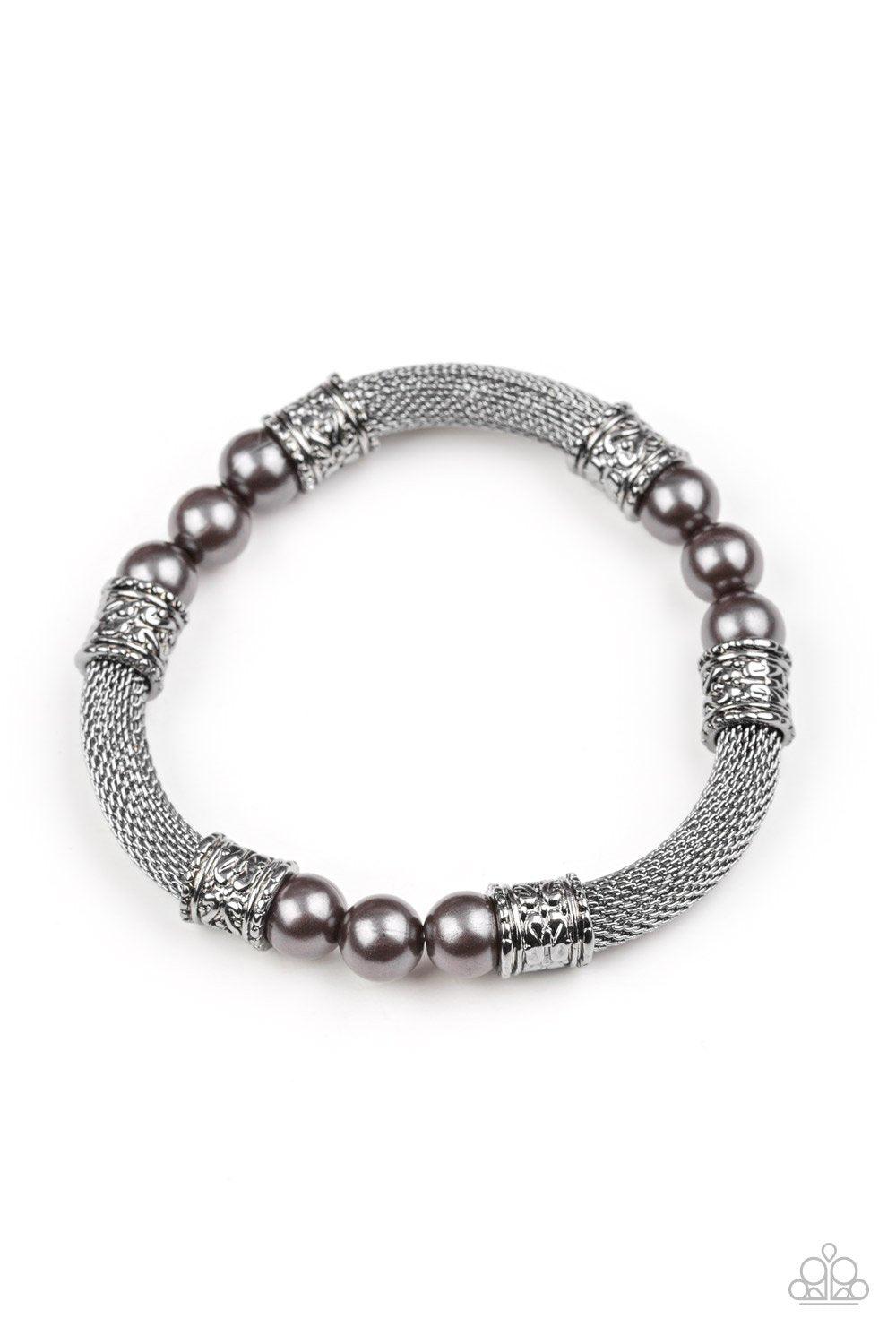 Paparazzi Accessories-Talk Some SENSEI - Black Bracelet
