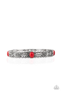 Paparazzi Accessories-Wild West Story - Red Bracelet