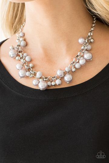 Paparazzi Accessories- The Upstater Silver Necklace