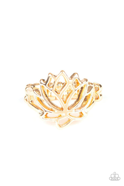 Paparazzi Accessories-Lotus Lover - Gold Ring