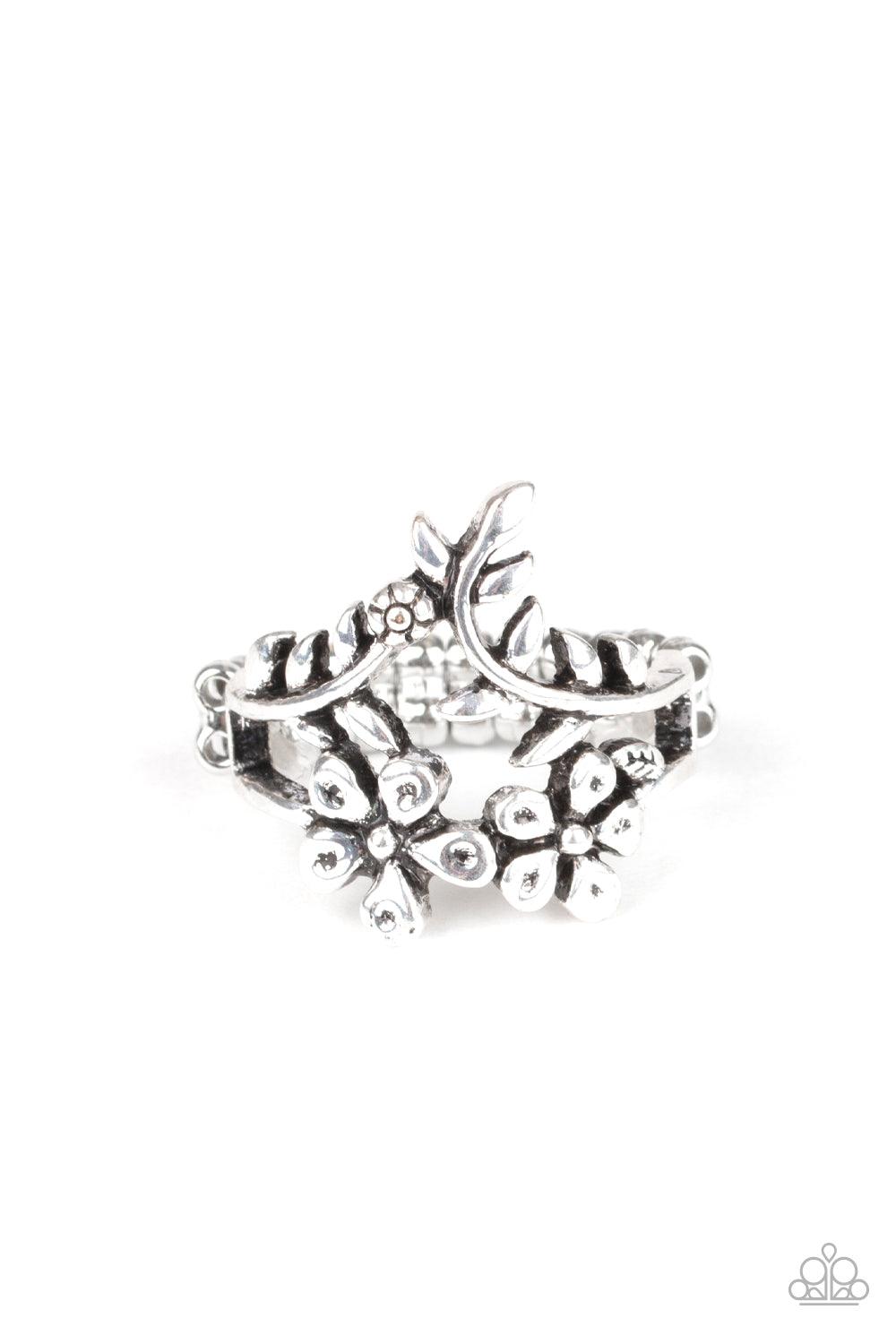 Paparazzi Accessories-Secret Eden - Silver Ring