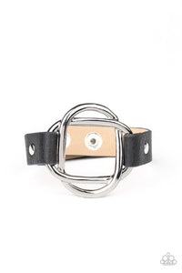 Paparazzi Accessories-Nautically Knotted - Black Bracelet