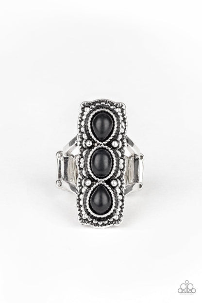 Paparazzi Accessories-Desert Destiny - Black Ring
