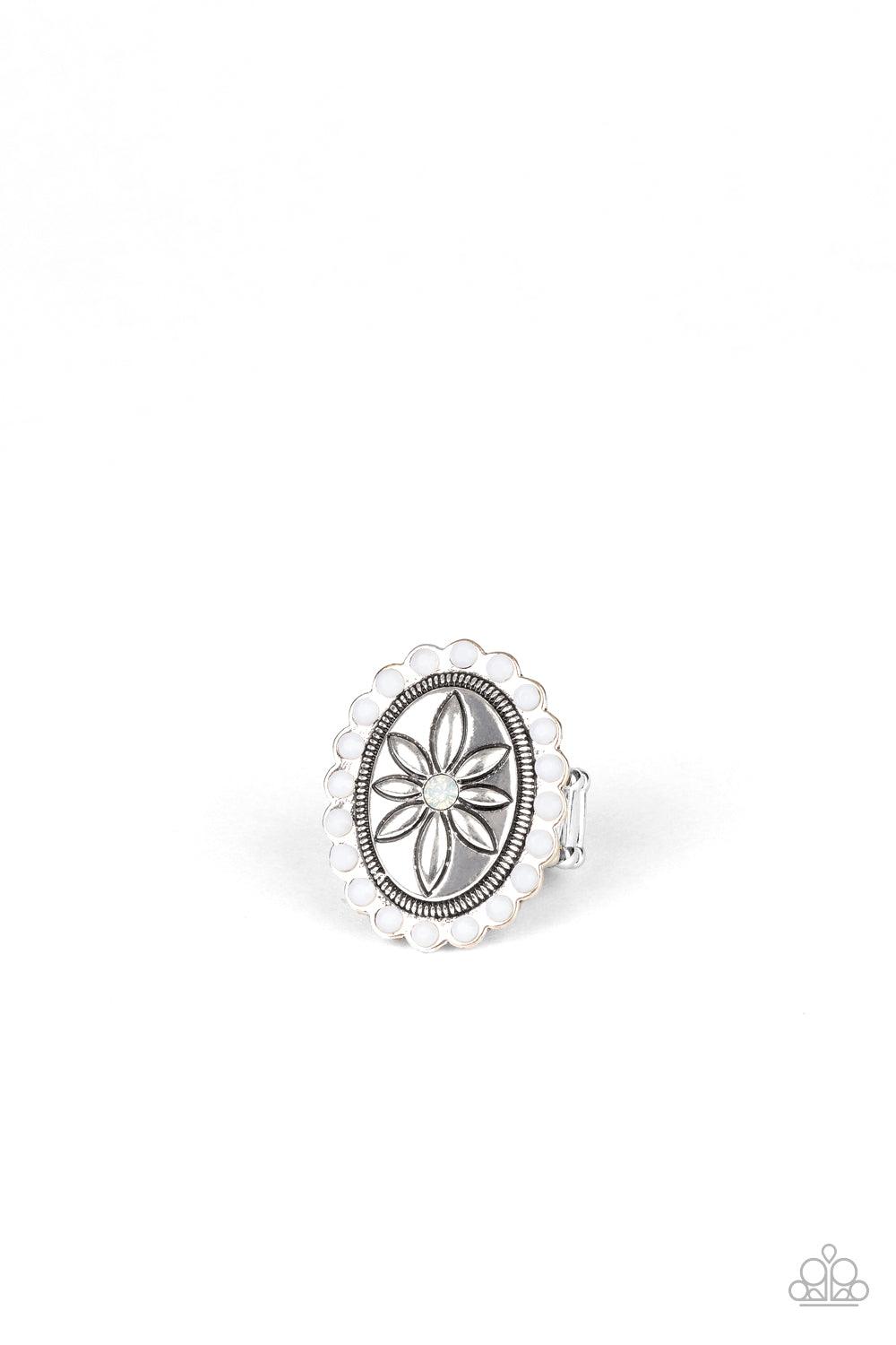 Paparazzi Accessories-Garden Paradise - White Ring