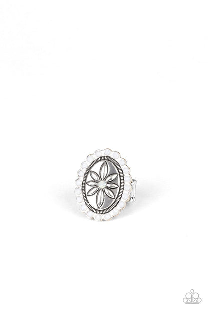 Paparazzi Accessories-Garden Paradise - White Ring