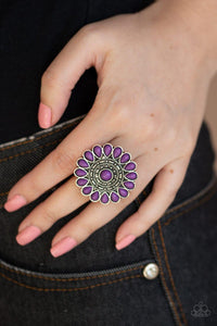 Posy Paradise Purple Ring - Jewelry by Bretta