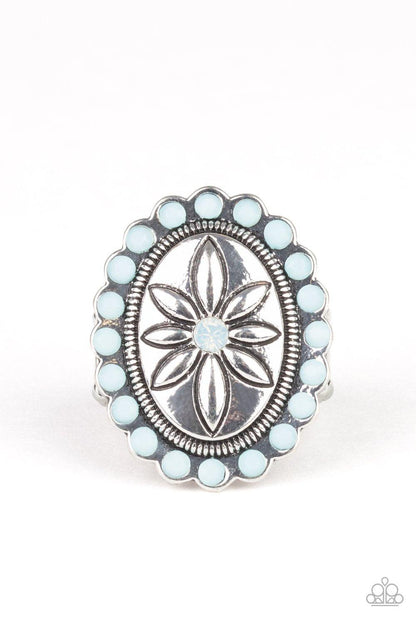 Paparazzi Accessories-Garden Paradise - Blue Ring