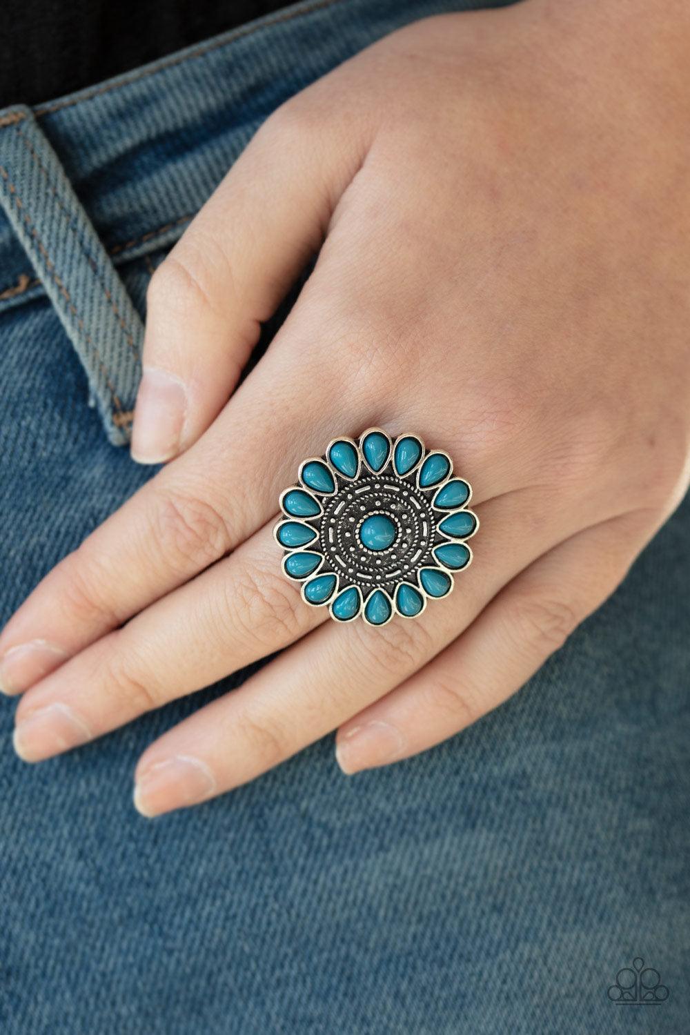 Paparazzi Accessories-Posy Paradise - Blue Ring