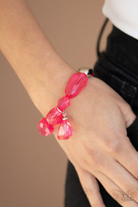 Gemstone Glamour Pink Bracelet - Jewelry by Bretta