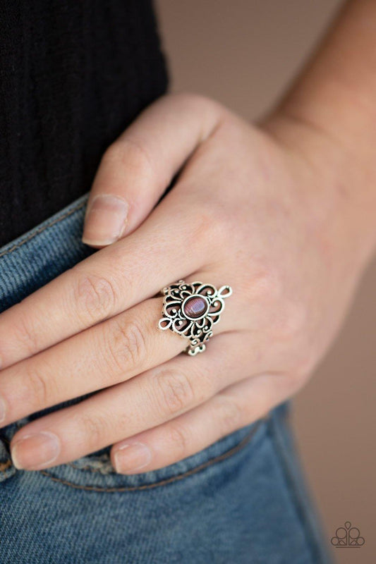 Paparazzi Accessories-DEW Your Thing - Purple Ring
