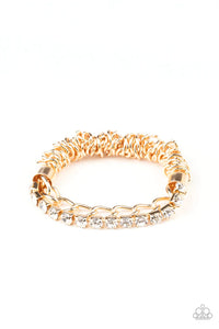 Glamour Grid Gold Bracelet - Jewelry by Bretta