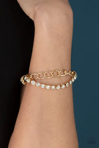 Glamour Grid Gold Bracelet - Jewelry by Bretta