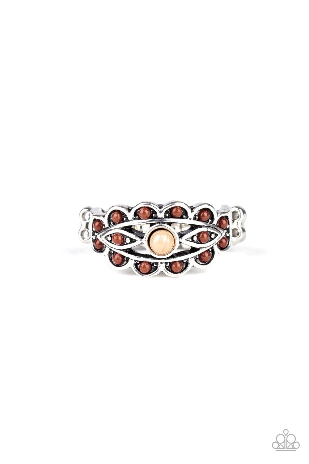 Paparazzi Accessories-Totally Tangy - Brown Ring