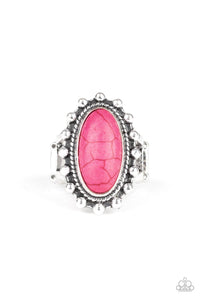 Paparazzi Accessories-Mineral Movement - Pink Ring