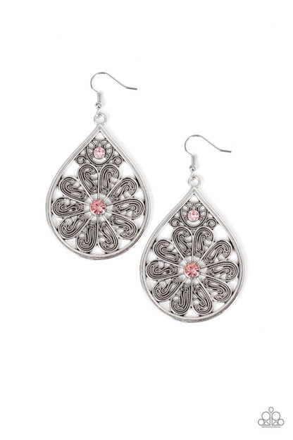 Paparazzi Accessories-Whimsy Dreams - Pink Earrings