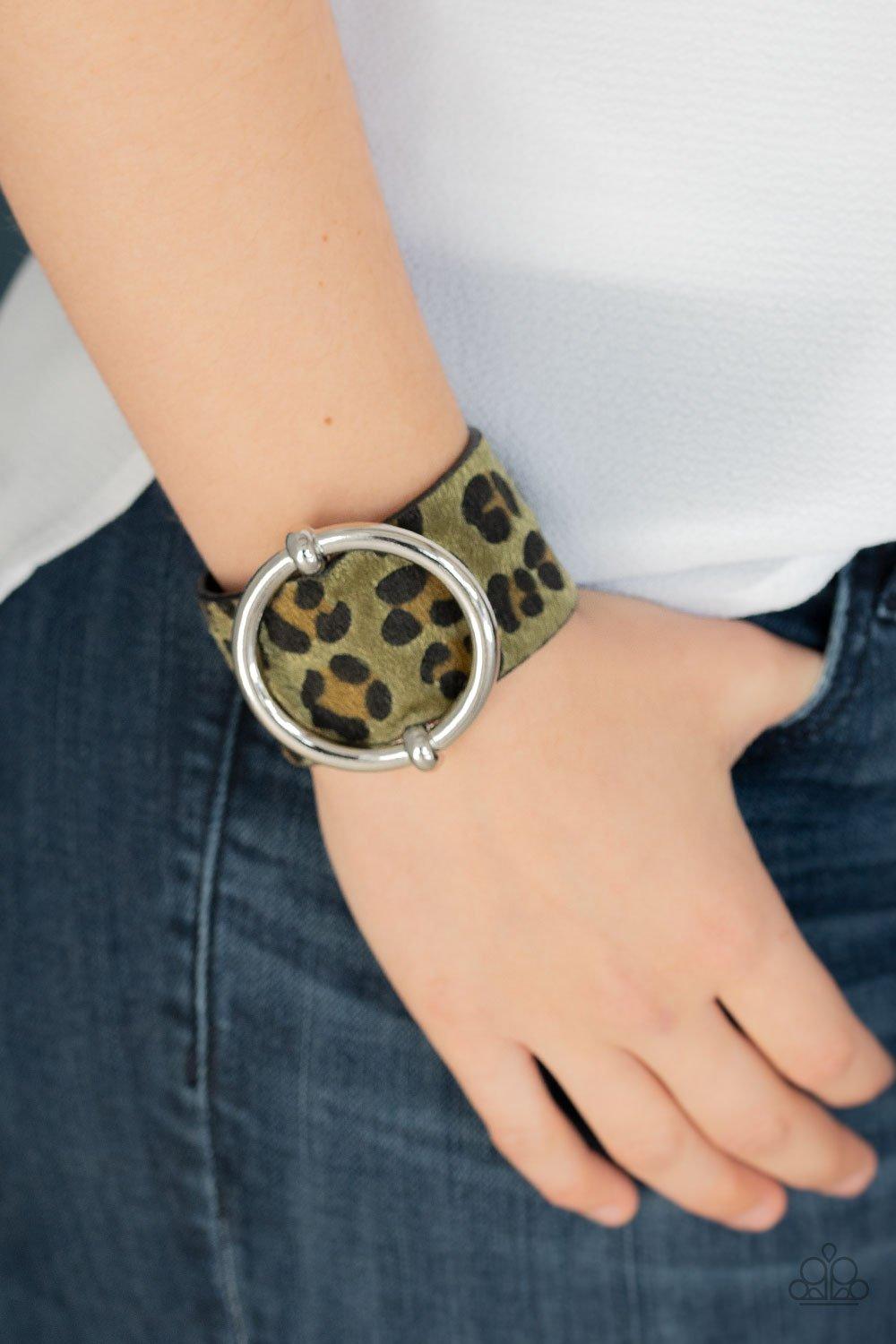 Molten Mogul Green Bracelet - Jewelry by Bretta