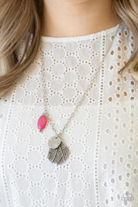 Paparazzi Accessories-Free-Spirited Forager - Pink Necklace