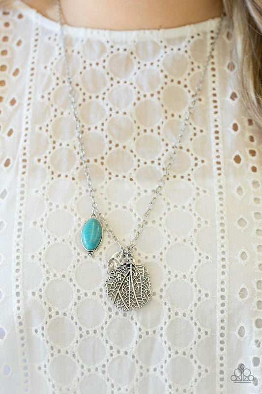 Paparazzi Accessories-Free-Spirited Forager - Blue Necklace