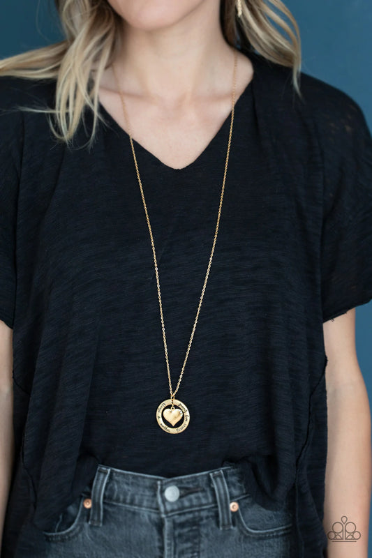 Always A Mother, Forever My Friend Gold Necklace - Jewelry by Bretta