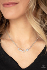 Paparazzi Accessories-Love Eternally - Silver Necklace