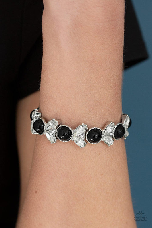 Paparazzi Accessories-Opulent Oasis - Black Bracelet