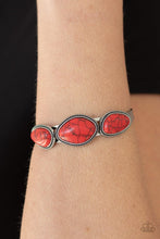 Paparazzi Accessories-Stone Solace - Red Bracelet