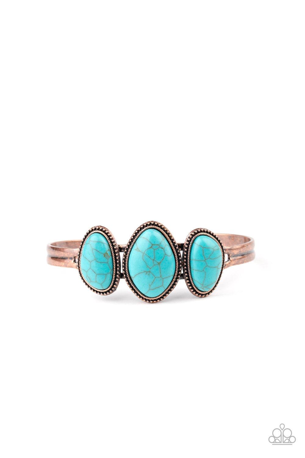 Paparazzi Accessories-Stone Shrine - Copper Bracelet