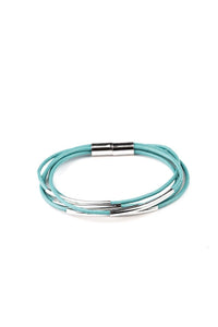 Power CORD Blue Bracelet - Jewelry by Bretta