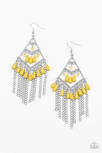 Trending Transcendence Yellow Earrings - Jewelry by Bretta