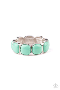 Vivacious Volume Green Bracelet - Jewelry by Bretta
