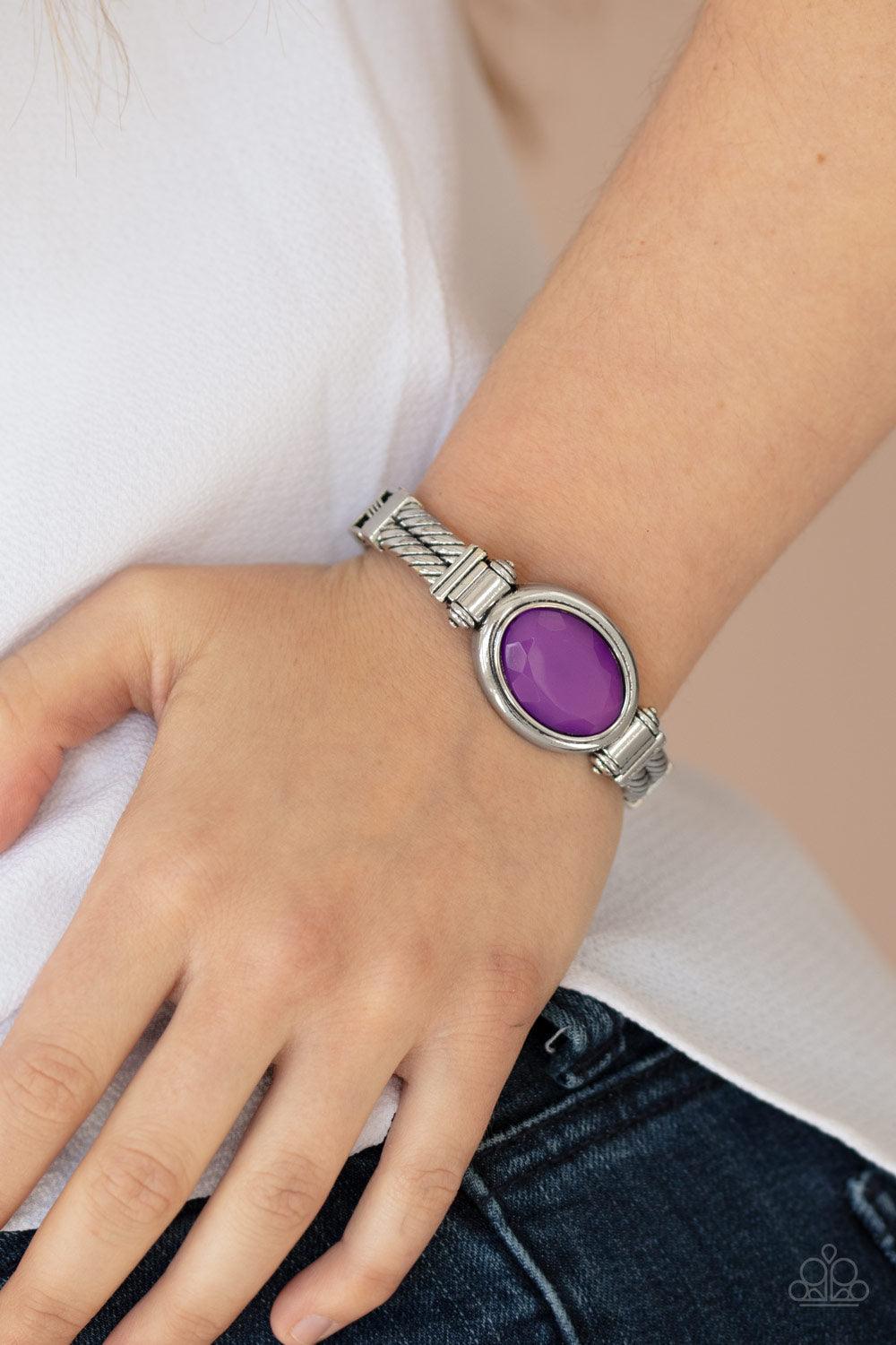 Paparazzi Accessories-Color Coordinated - Purple Bracelet