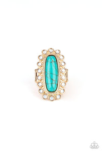 Mystic Oasis  Gold Ring- Jewelry by Bretta