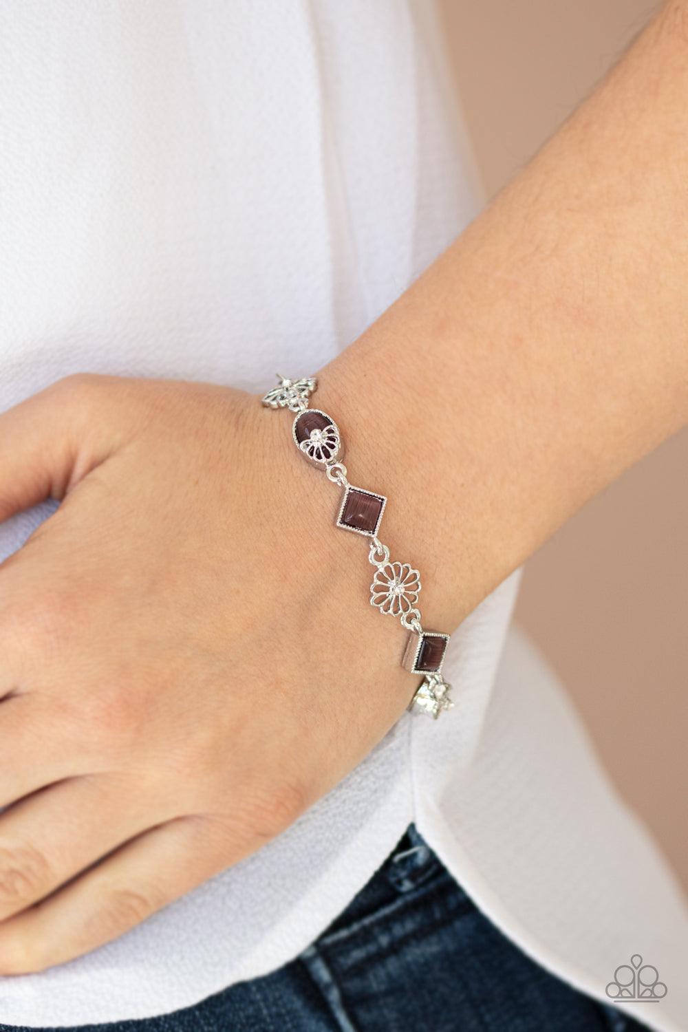 Paparazzi Accessories-Eden Etiquette - Purple Bracelet