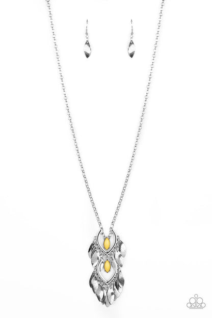  Paparazzi Accessories-Summer SOUL-stice - Yellow Necklace