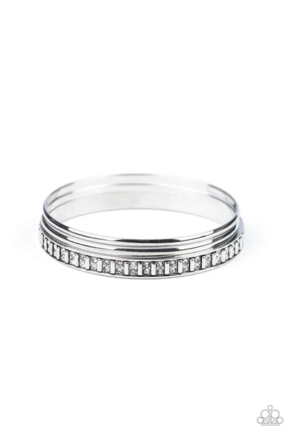 Flawless Flaunter White Bracelet - Jewelry by Bretta