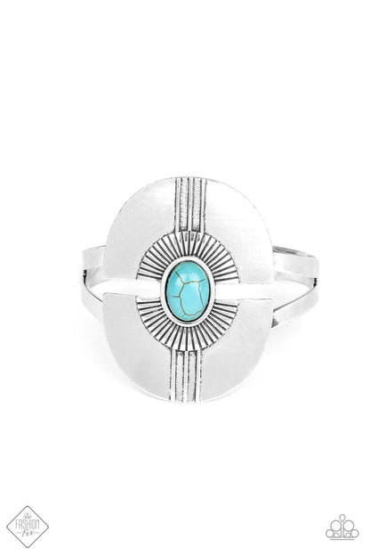 Paparazzi Accessories-Canyon Couture - Blue Bracelet