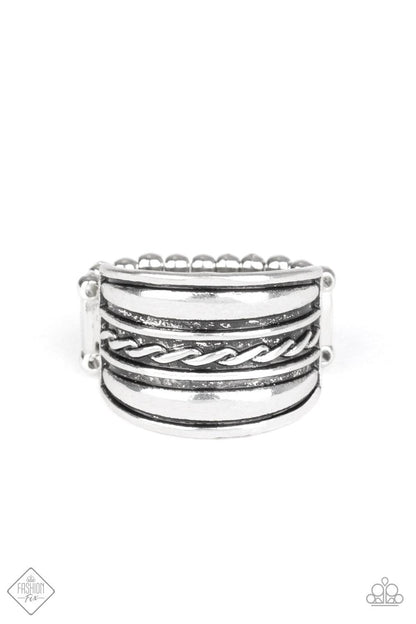 Paparazzi Accessories-Let it LAYER - Silver Ring