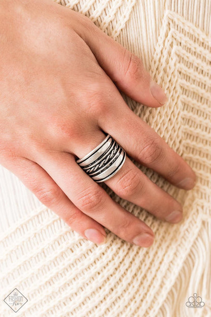 Paparazzi Accessories-Let it LAYER - Silver Ring