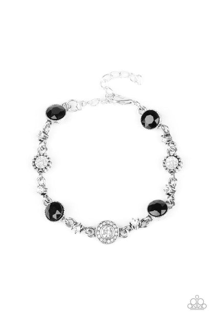 Paparazzi Accessories-Stargazing Sparkle - Black Bracelet