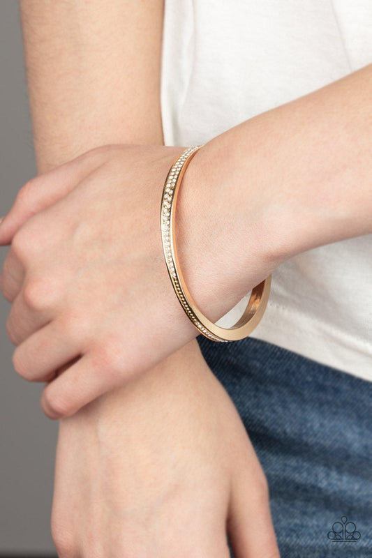 Paparazzi Accessories-Power Move - Gold Bracelet