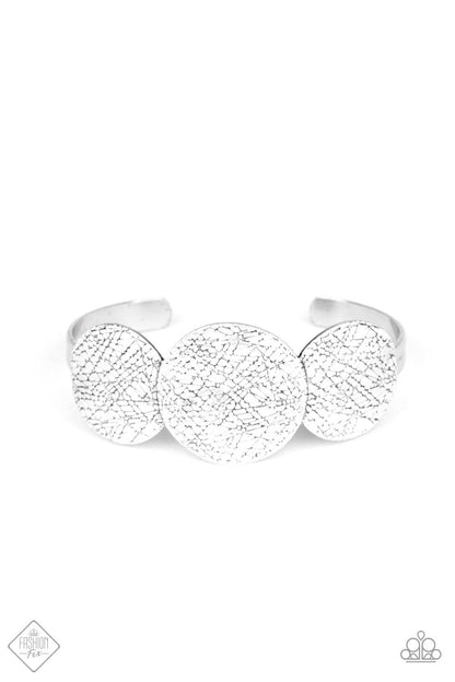Paparazzi Accessories-Urban Aftershock - Silver Cuff Bracelet