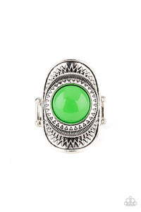 Paparazzi Accessories-Sunny Sensations - Green Ring
