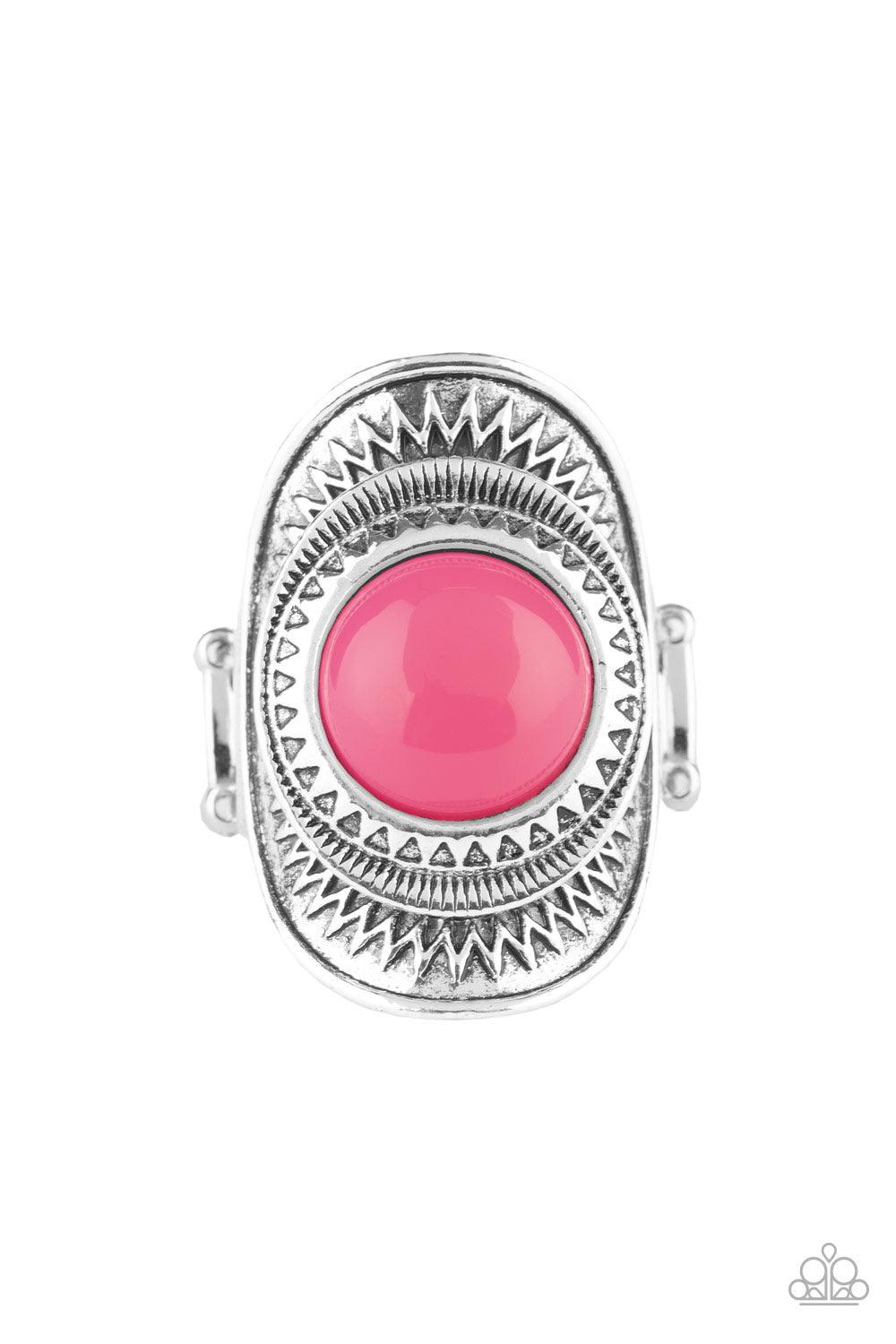 Paparazzi Accessories-Sunny Sensations - Pink Ring