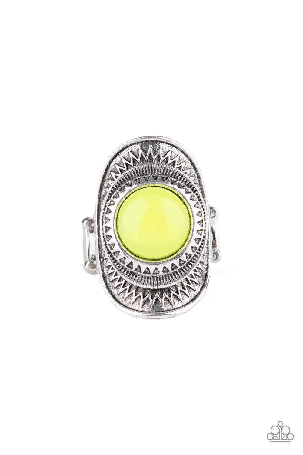 Paparazzi Accessories-Sunny Sensations - Yellow Ring