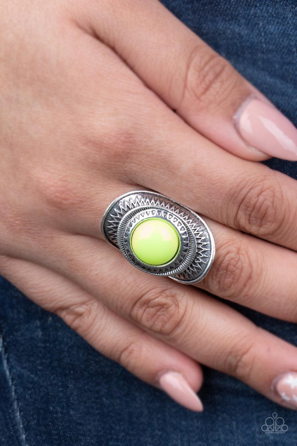 Paparazzi Accessories-Sunny Sensations - Yellow Ring