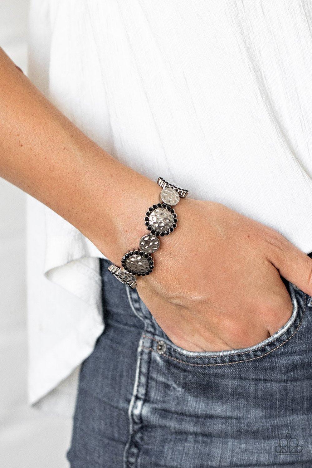 Mixed Up Metro Black Bracelet - Jewelry by Bretta