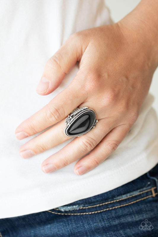 Paparazzi Accessories-Mojave Magic - Black Ring