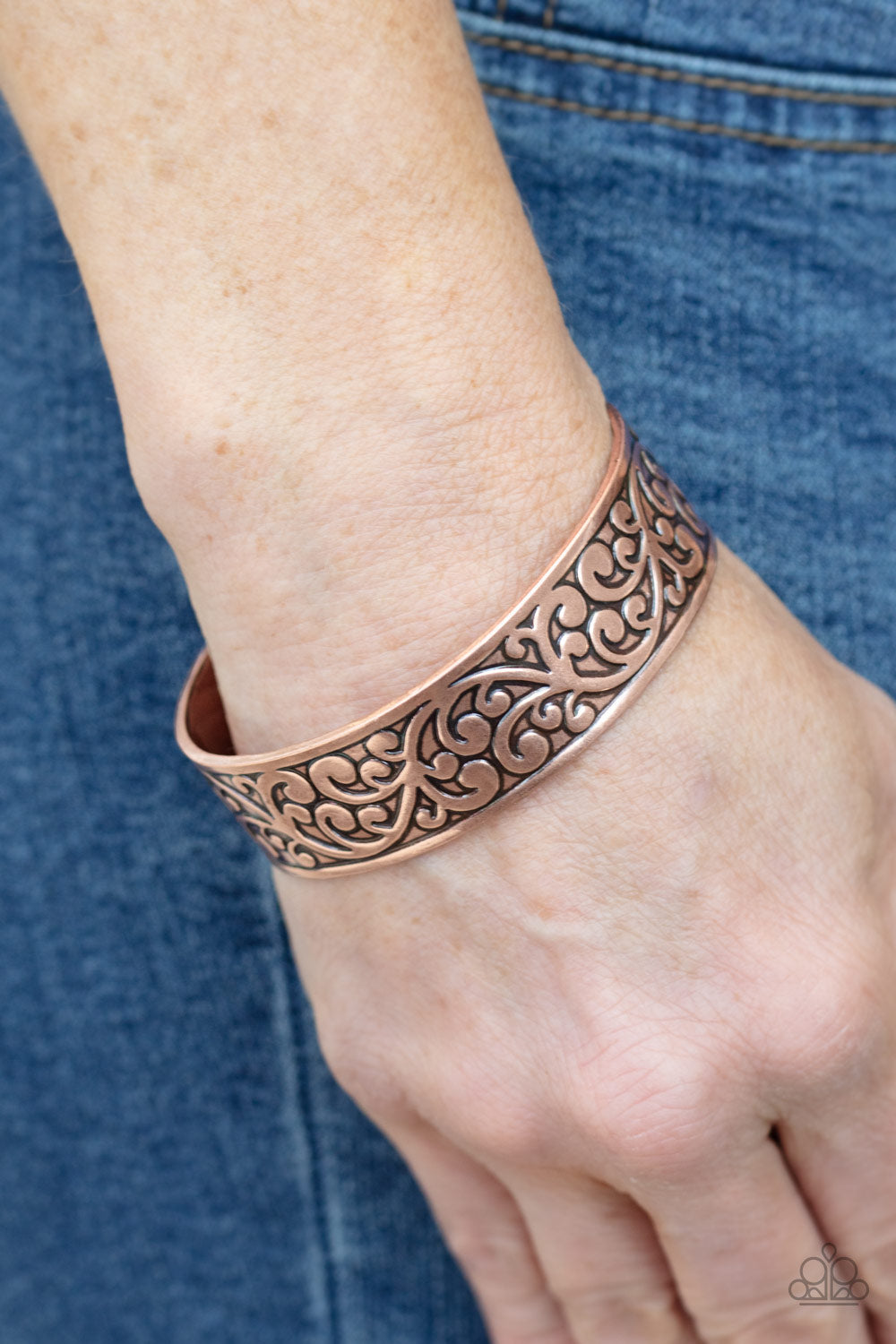 Read The VINE Print Copper Bracelet - Jewelry by Bretta