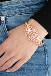 Airy Asymmetry Rose Gold Bracelet - Jewelry by Bretta